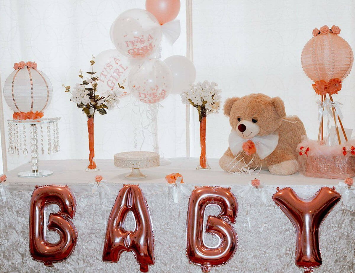 baby shower table decor